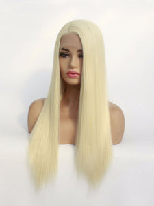 24" French Vanilla Blonde Lace Front Wig 469