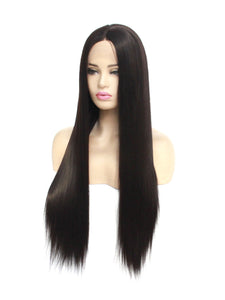 2# Darkest Brown Lace Front Wig 585