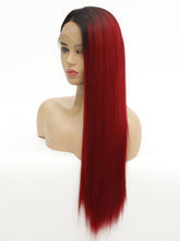 Load image into Gallery viewer, Rooted Red Lace Front Wig 627
