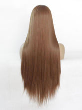 Load image into Gallery viewer, 26&quot; Rooted Auburn Lace Front Wig 445