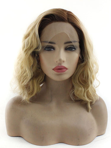 14“ Gradient Blonde Lace Front Wig 566