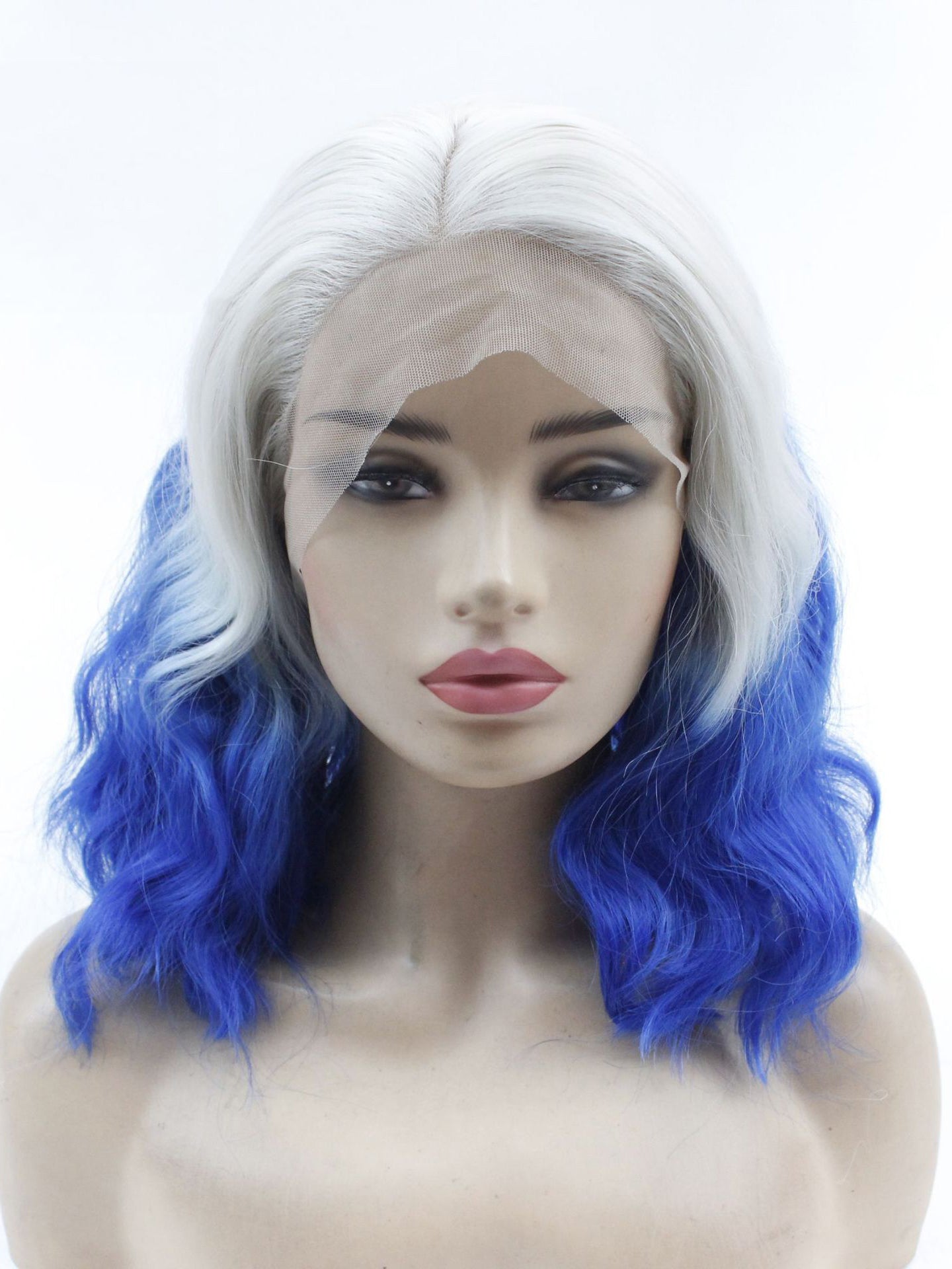 Blue gray clearance wig