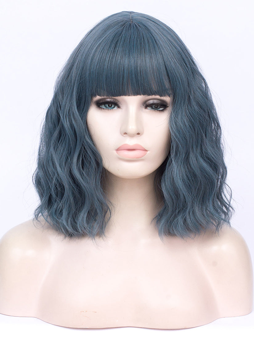 Dusty Blue Bob Regular Wig 254