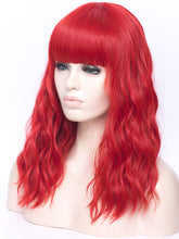 Load image into Gallery viewer, Noble Red Wavy Regular Wig 708