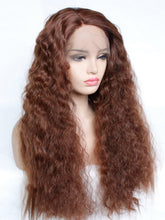 Load image into Gallery viewer, 26&#39;&#39; Light Auburn Wavy Lace Front Wig 478