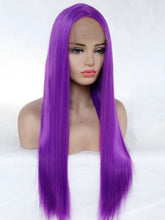 Load image into Gallery viewer, 26&quot; Electric Purple Lace Front Wig 560