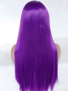 26" Electric Purple Lace Front Wig 560