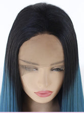 Load image into Gallery viewer, Rooted Mixed Blue Lace Front Wig 426