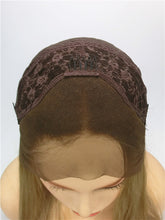 Load image into Gallery viewer, Wine Red Curly Lace Front Wig 122